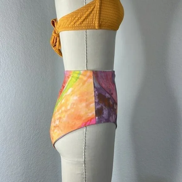 MARA HOFFMAN + NET SUSTAIN Lydia Tie Dyed Recycled Bikini Briefs - Picture 6 of 10